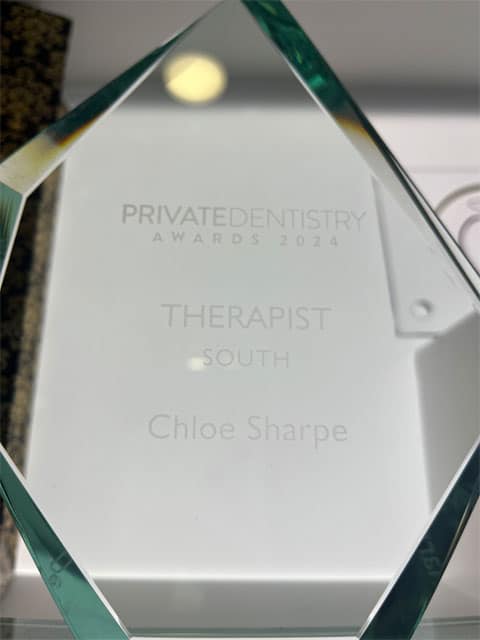 Private-Dentistry-award Private Dentistry award for composite bonding - Chloe Sharpe